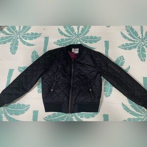 Maralyn & Me Black Quilted Puffer Jacket